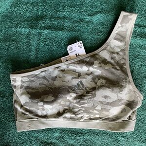 NWT Adidas Camo Sports Bra with removable pads
